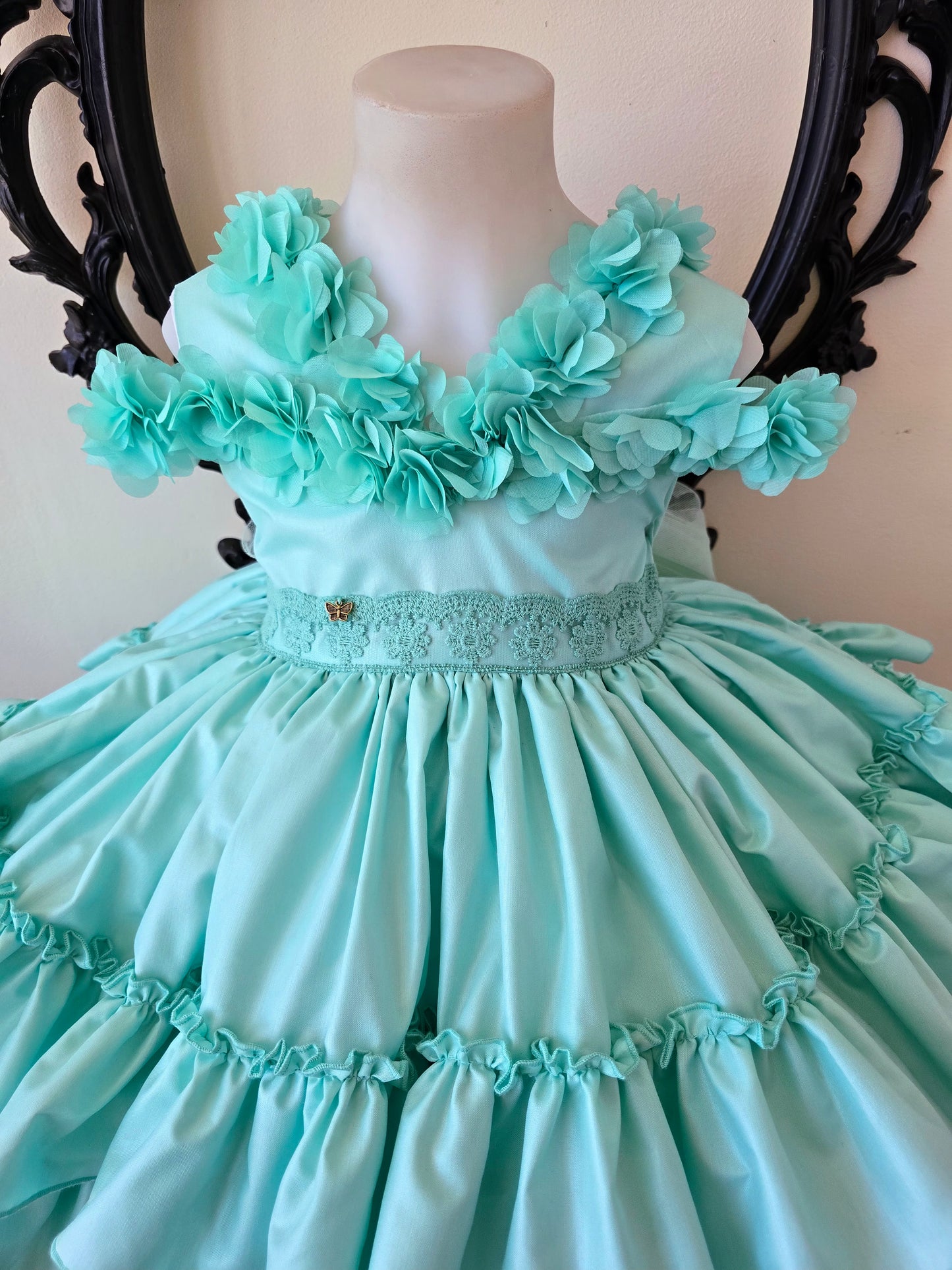 VESTIDO BRISA DE CALYPSO - Alta Costura Infantil