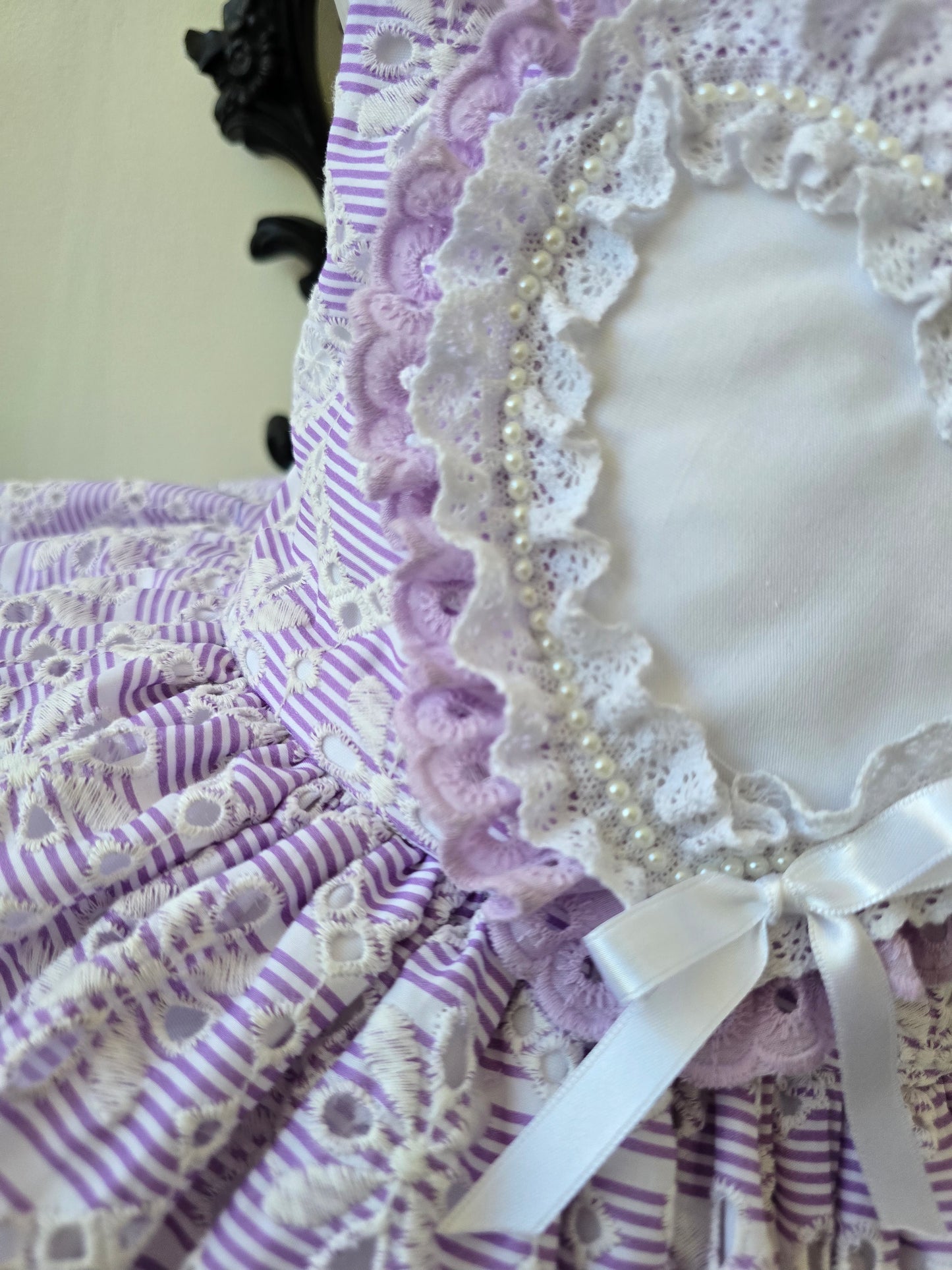 VESTIDO BRUMA DE LAVANDA– Alta Costura Infantil