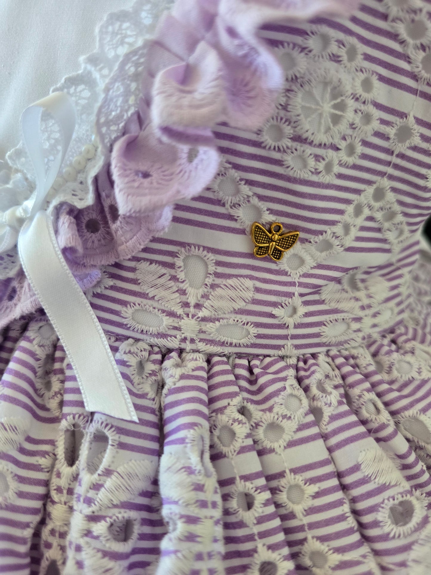 VESTIDO BRUMA DE LAVANDA– Alta Costura Infantil