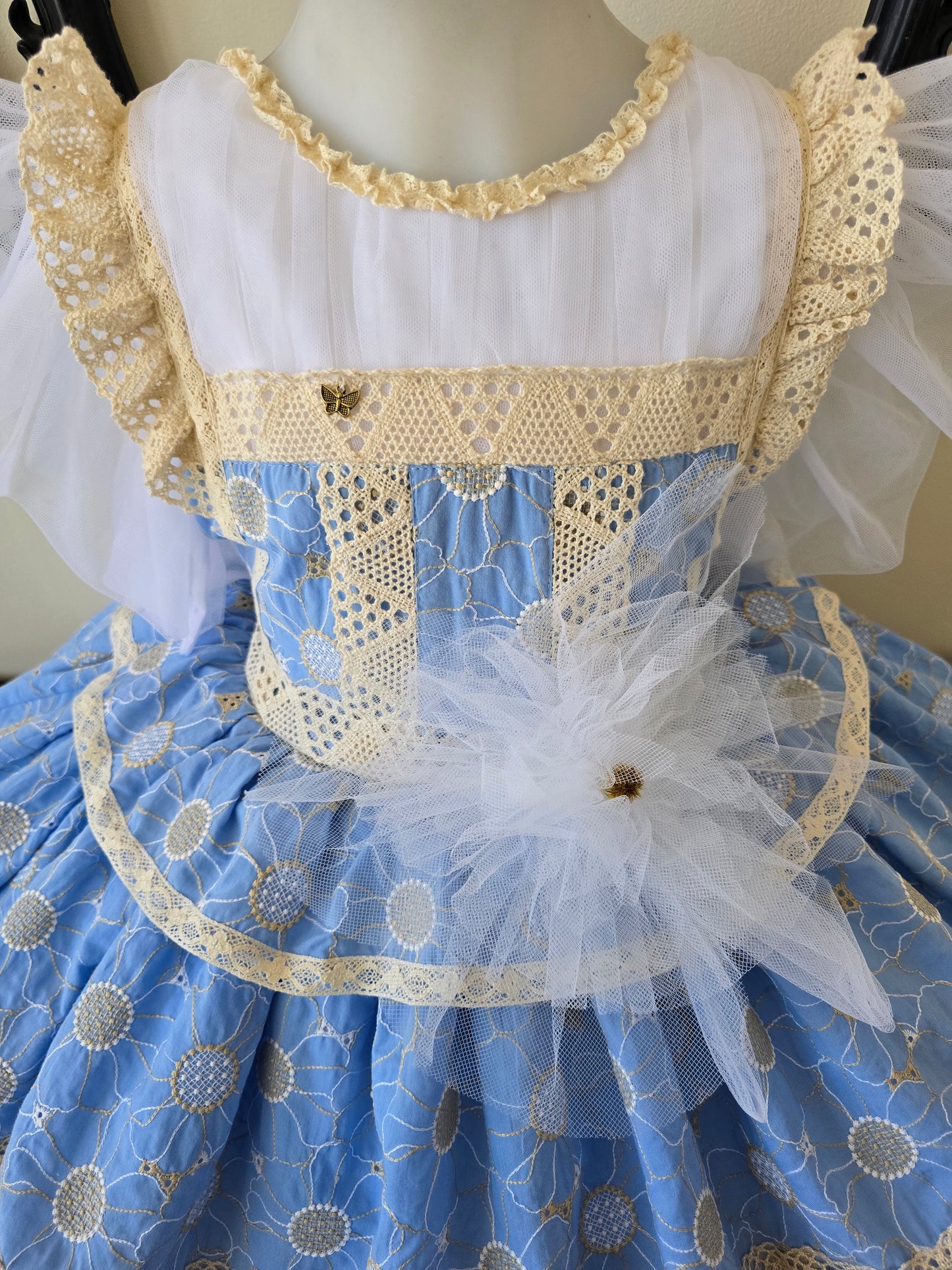 VESTIDO LUZ DE ALBORÁN - Alta Costura Infantil