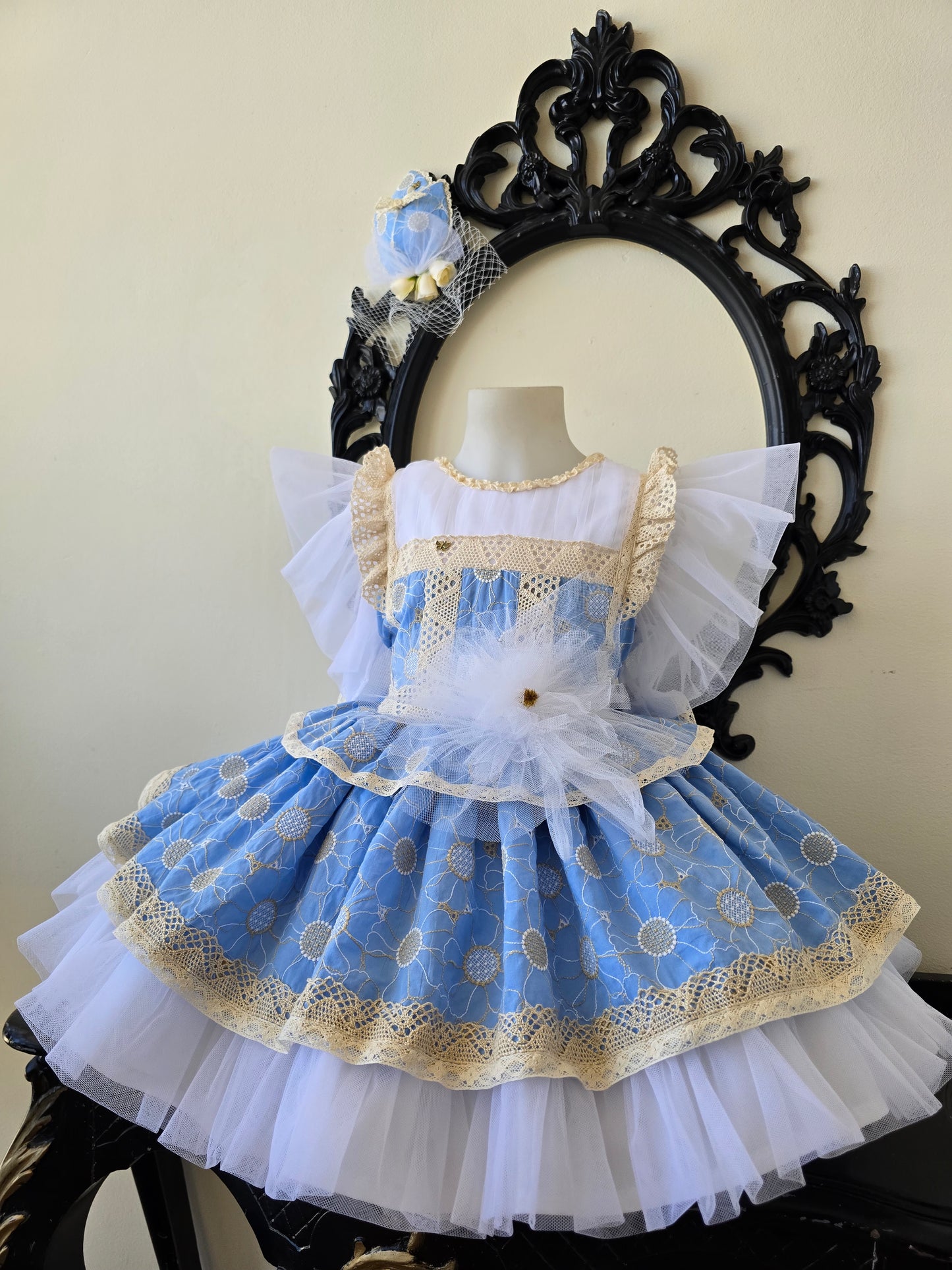 VESTIDO LUZ DE ALBORÁN - Alta Costura Infantil