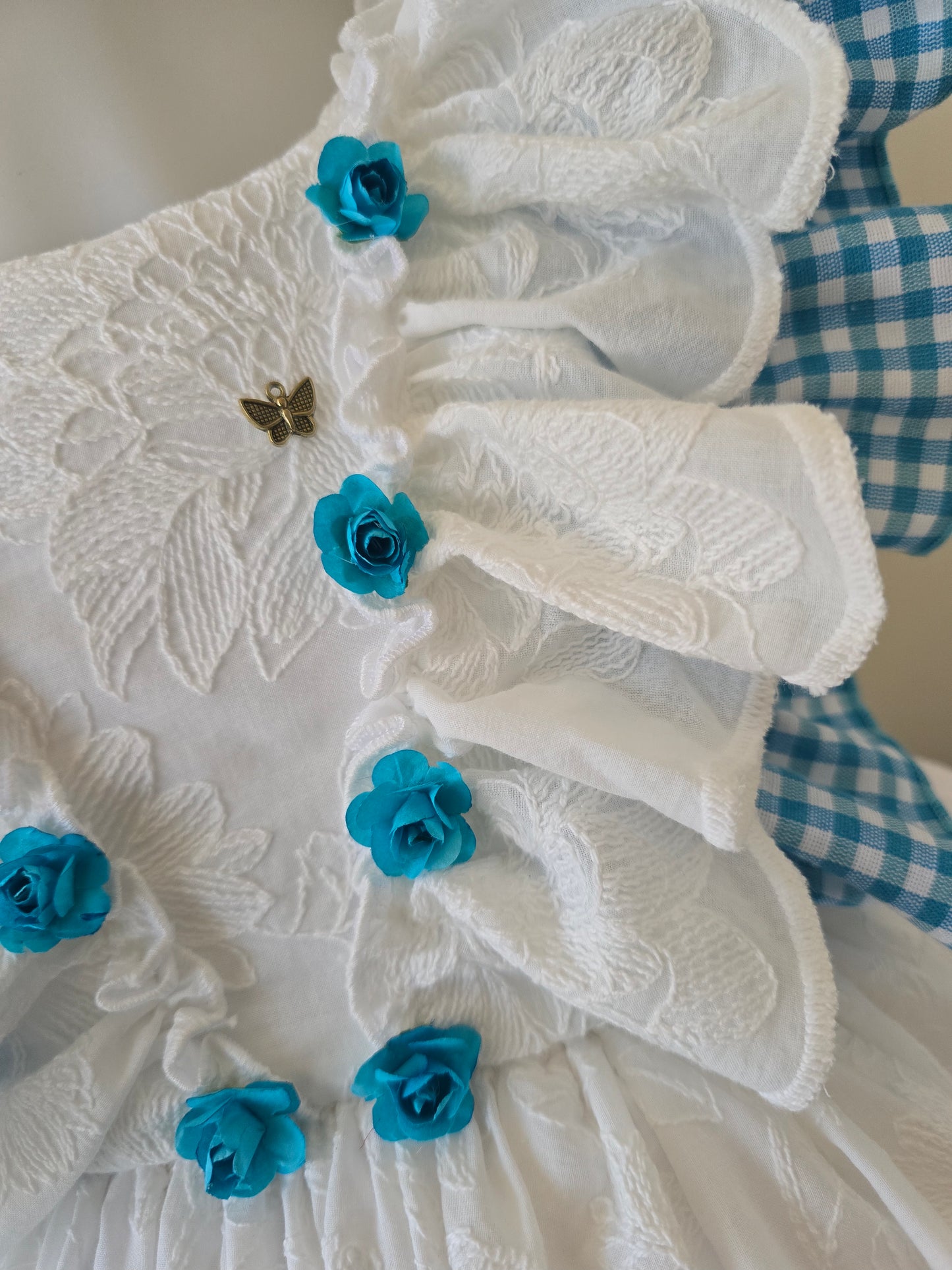 VESTIDO BRISA DE AZUR - Alta Costura Infantil