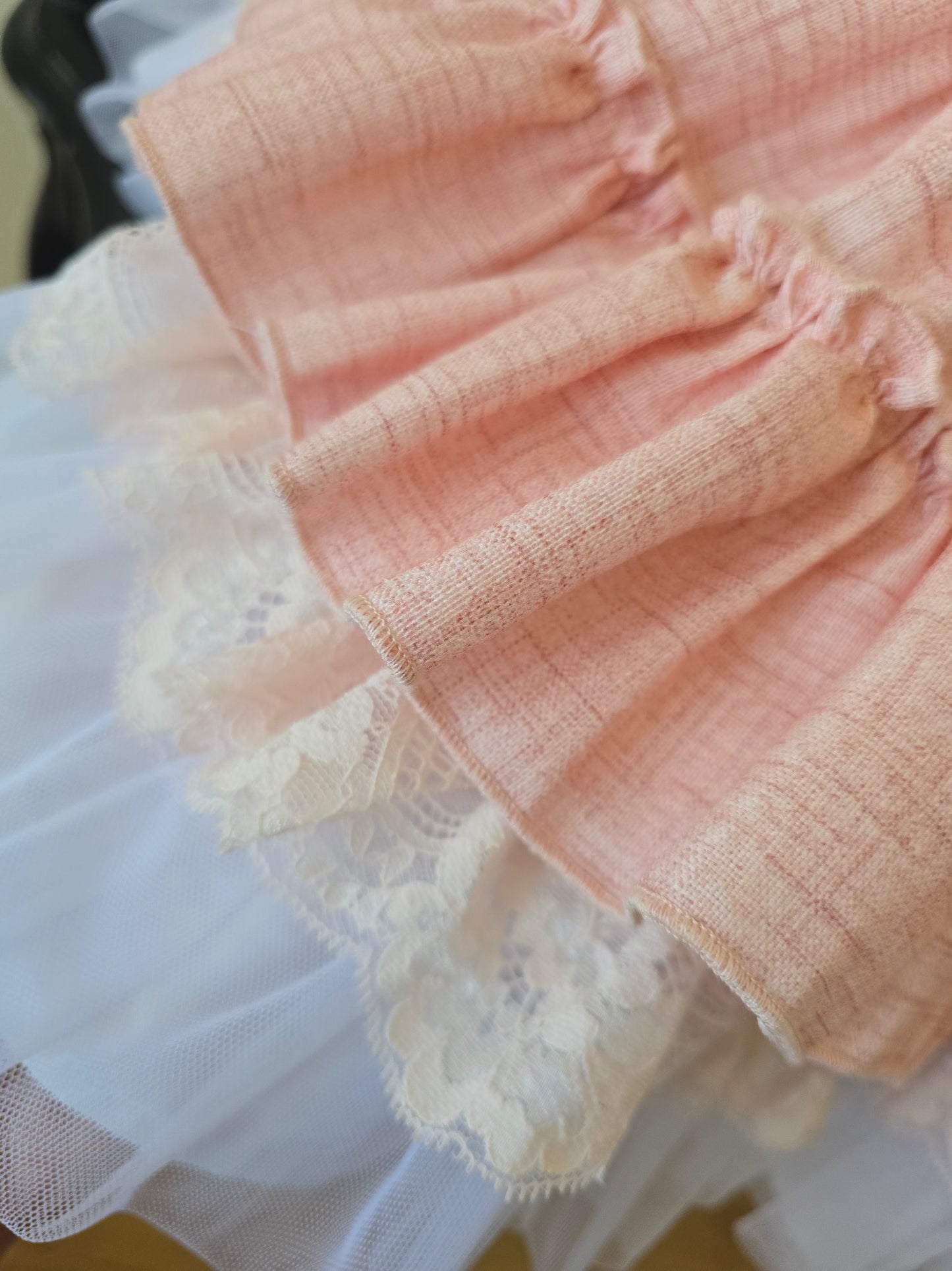 VESTIDO BRUMA DE NÁCAR - Alta Costura Infantil