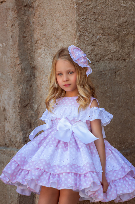 VESTIDO SUSURRO DE AZAHAR – Alta Costura Infantil