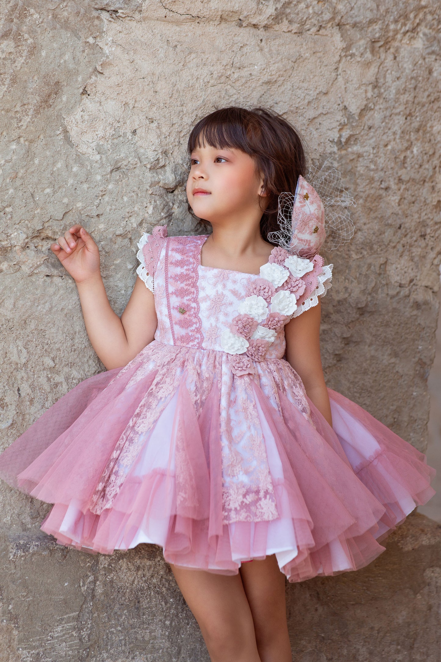 VESTIDO JARDIN DE NÁCAR – Alta Costura Infantil