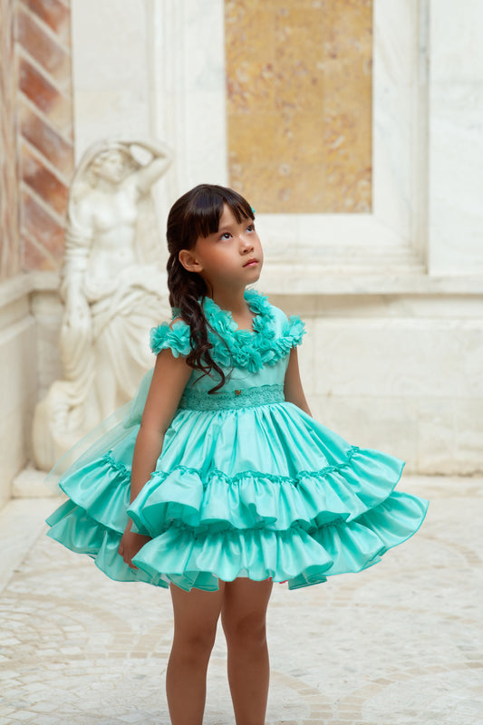 VESTIDO BRISA DE CALYPSO - Alta Costura Infantil