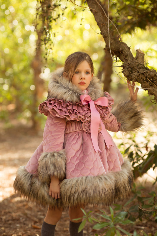 ABRIGO NORDICO BABY PINK