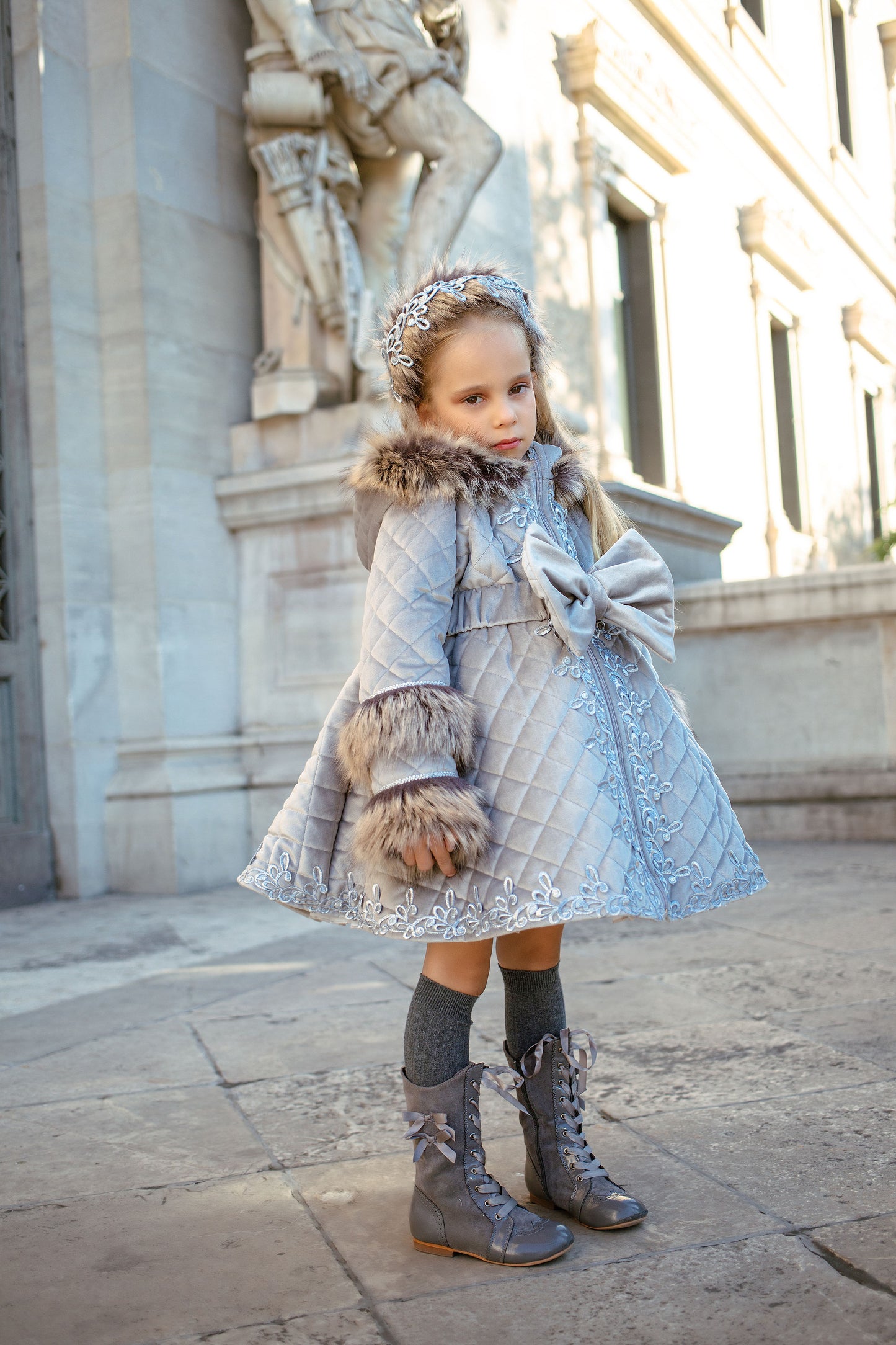 ABRIGO HEIRLOOM PLATEADO