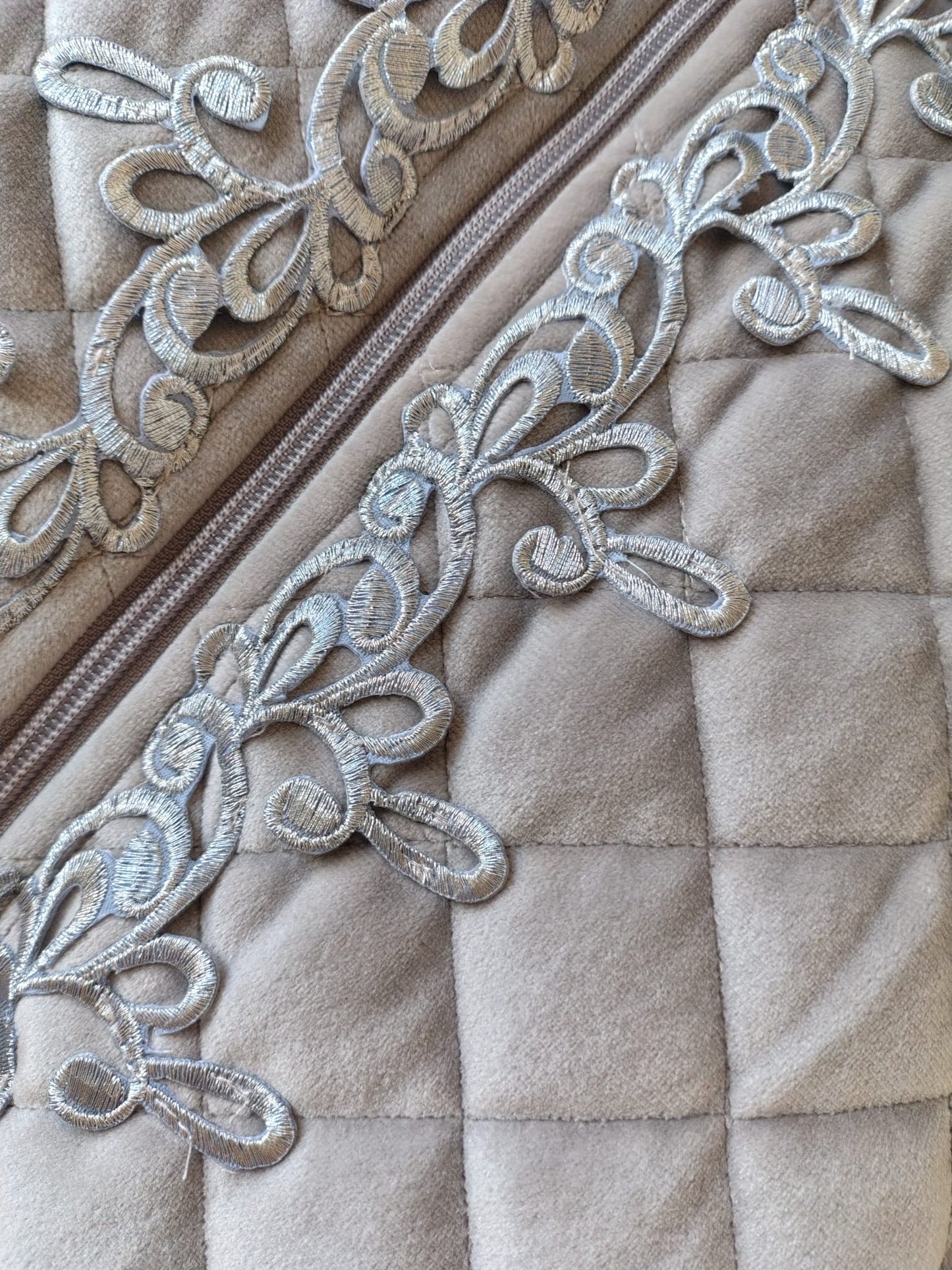 ABRIGO HEIRLOOM PLATEADO