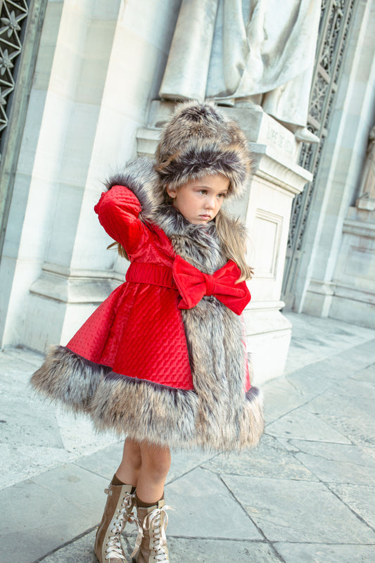 ABRIGO HEIRLOOM ROJO