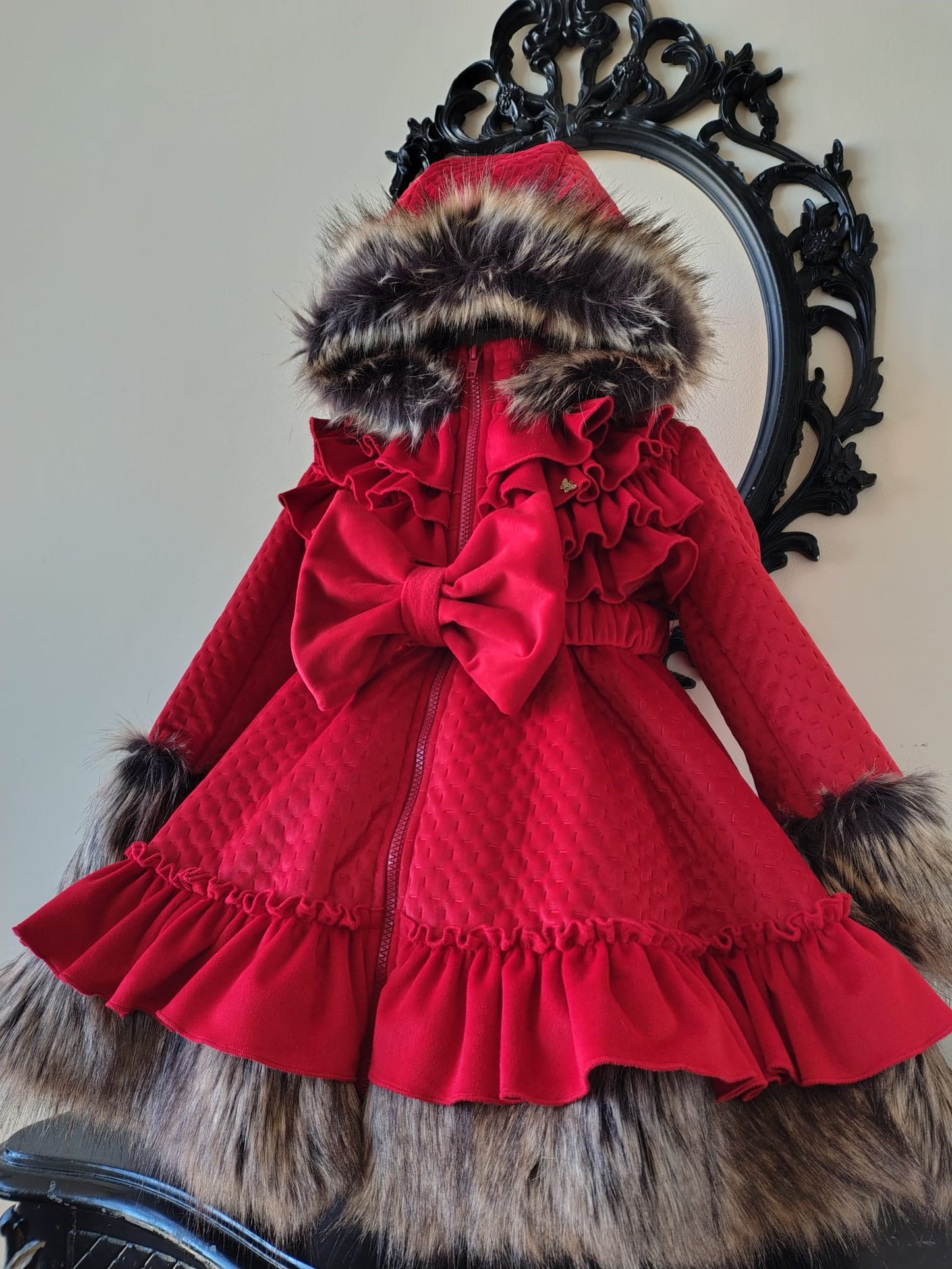 ABRIGO NÓRDICO HEIRLOOM ROJO