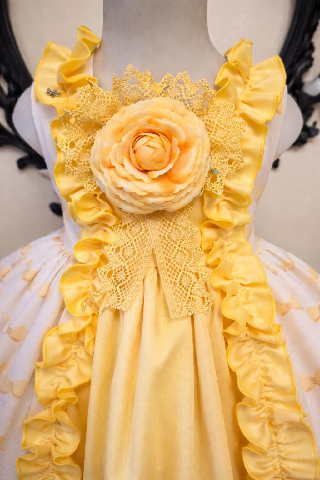 VESTIDO SOL DE AZAHAR - Alta Costura Infantil